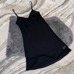 Nanette Lapore black sheer midi dress